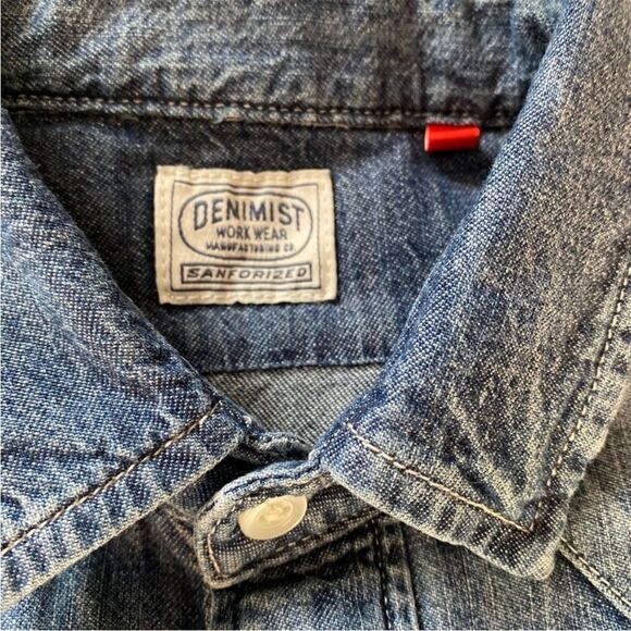 Denimist Snap Western Denim Button Down Shirt - Picture 7 of 7